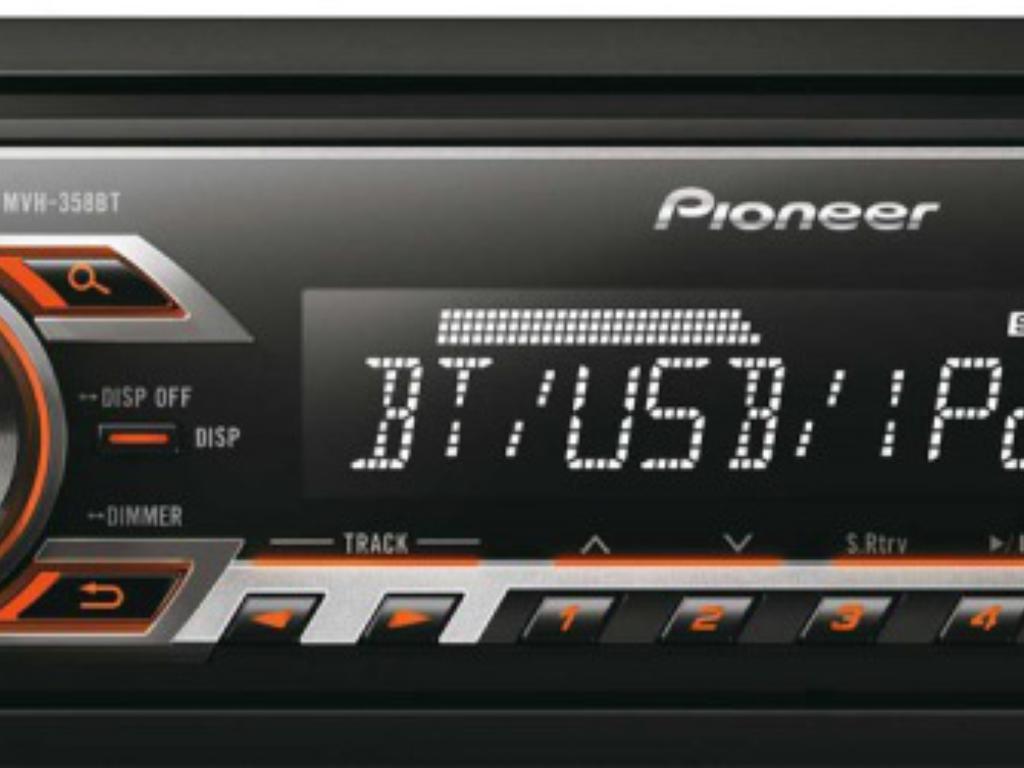 Radio Pioneer MVH358BT (Acessórios) - Radio AM/FM - ARTSOM AUTO