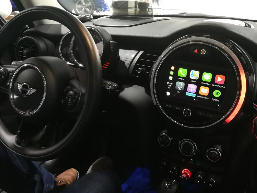 Mini Cooper 2011 a 2013 Apple CarPlay e Android Auto (Desbloqueio