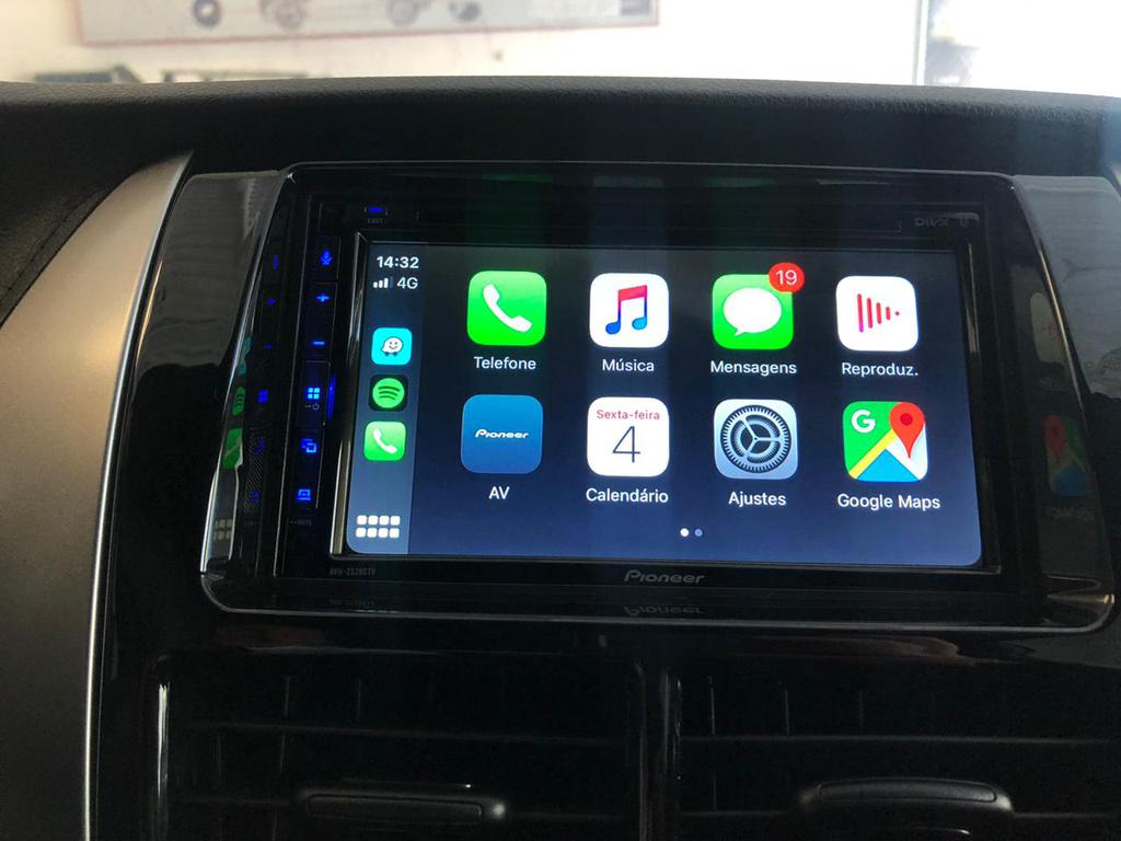 Yaris XL 2020 CarPlay + Android Auto (Central Multimídia) Central